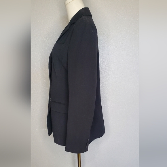 The Limited Vintage 3 Button Long Black Blazer Jacket Women's Size Small - Picture 3 of 6